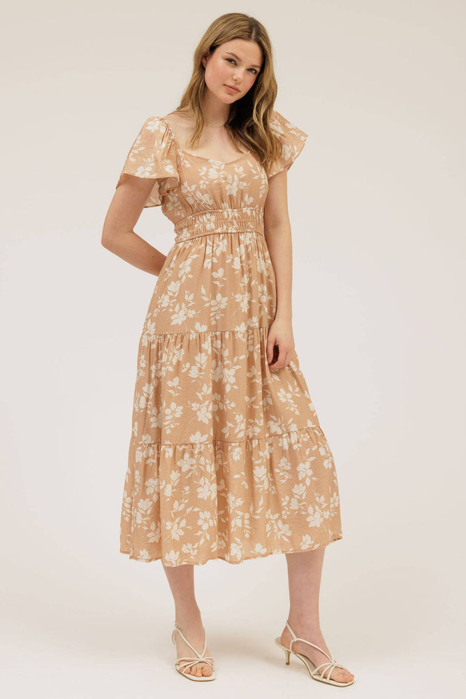 Gather Love Midi Dress