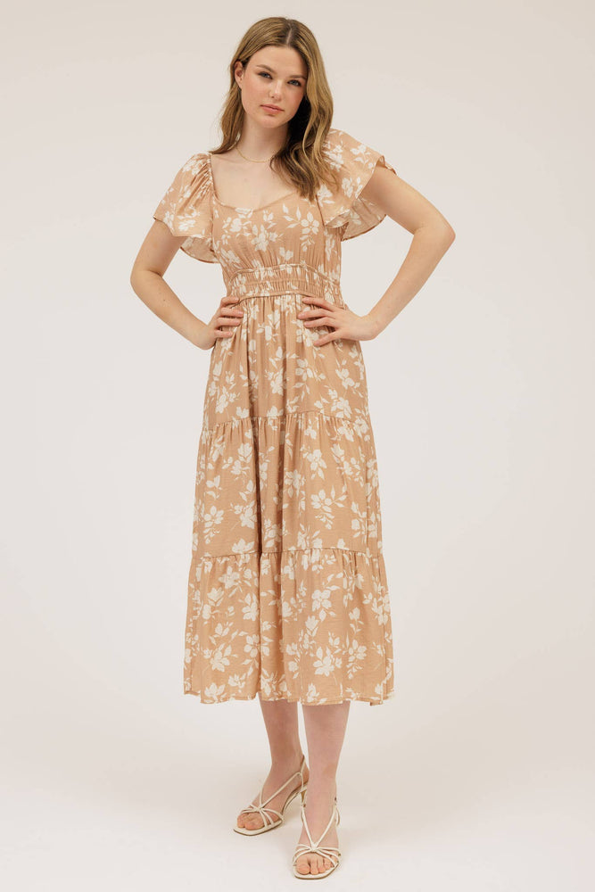 Gather Love Midi Dress