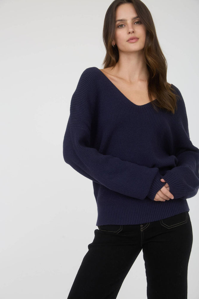 Always Yours Chiffon Bow Sweater