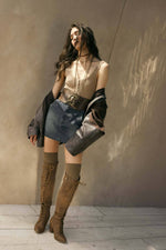 Denim Pocket Mini Skirt