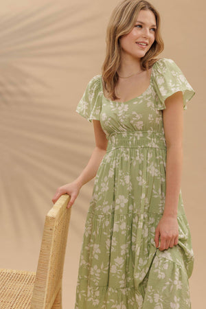 Gather Love Midi Dress