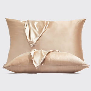 Satin Pillowcase 2pc - Champagne