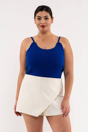 Plus Scalloped Cami