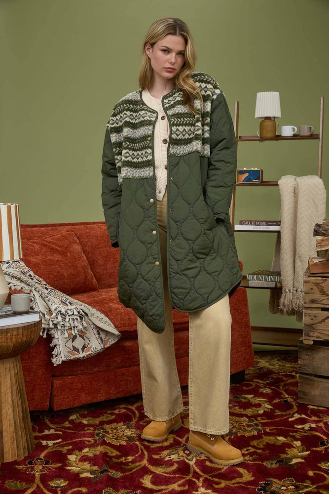 Alpine Hikes Quilted Coat