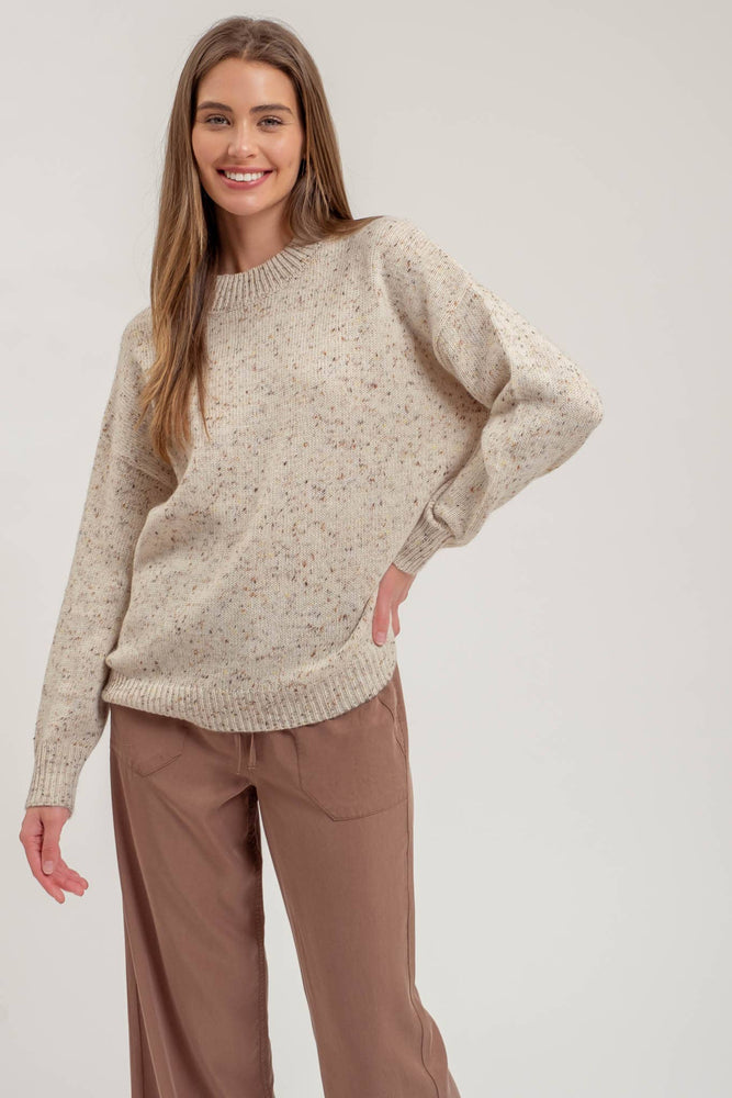 Speckle Knit Sweater