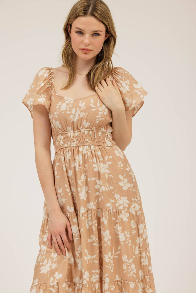 Gather Love Midi Dress
