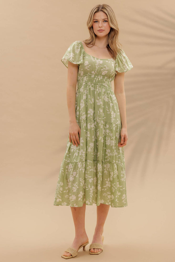 Gather Love Midi Dress