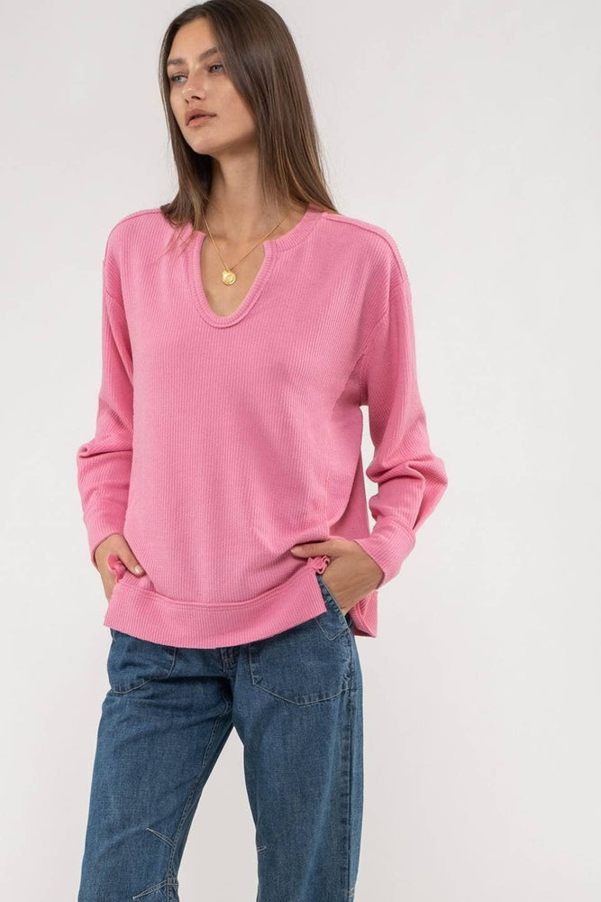 Phoebe Cozy Ribbed Top