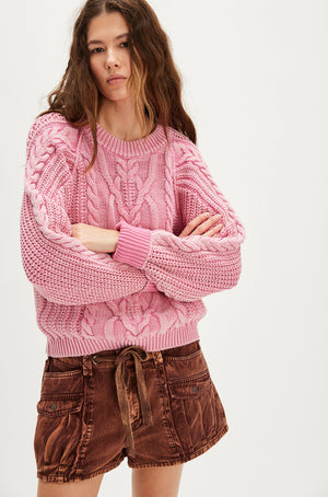 Frankie Cable Knit Sweater