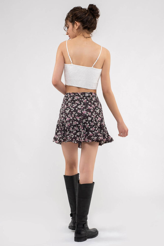 Sway Floral Mini Skirt