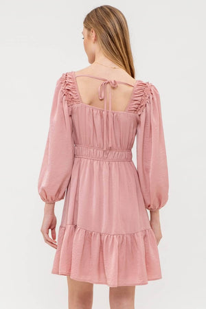 Elegant Afternoon Ruffle Dress