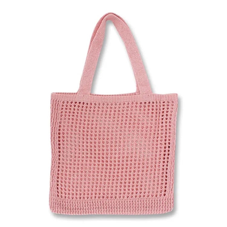 Easy Being Green Mesh Knit Bags