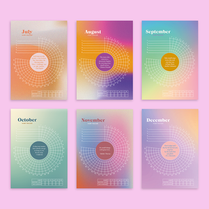 12 Month Goal Planner | Gradients