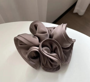 Elegant Edged Satin Scrunchie