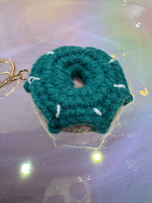 Crochet Donut Keychain