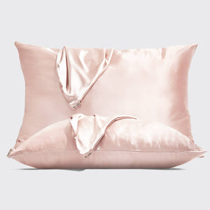 Satin Pillowcase 2pc - Blush