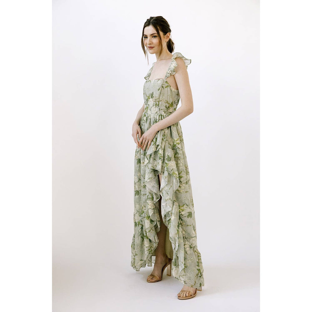 Timeless Garden Floral Midi Dress