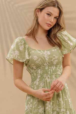 Gather Love Midi Dress