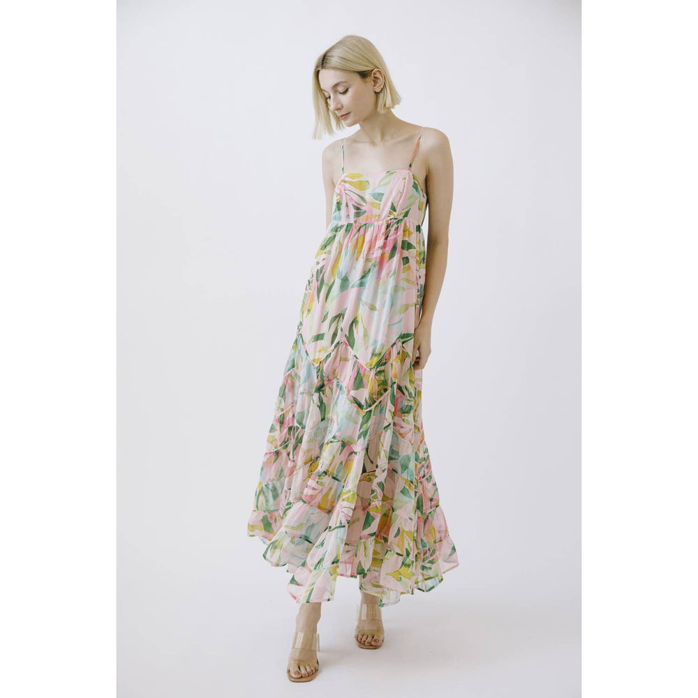 Chevron Garden Path Maxi Dress