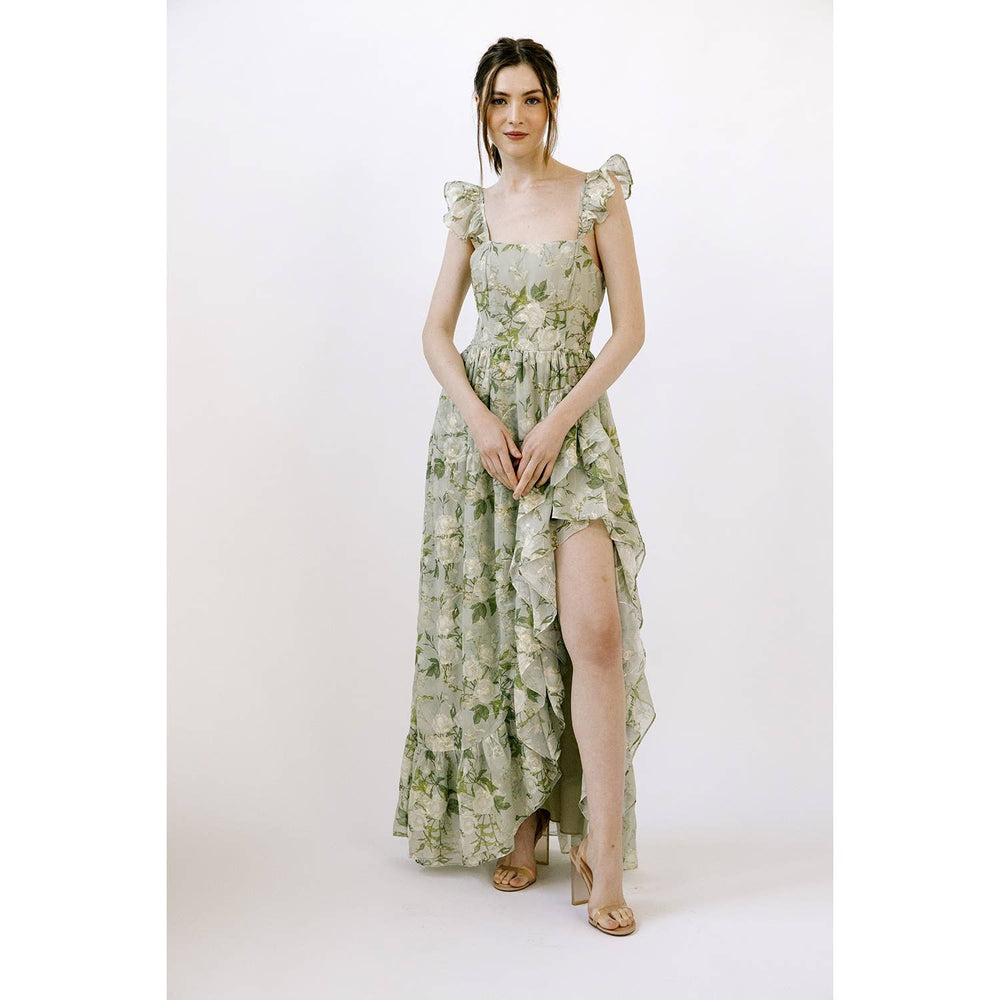 Timeless Garden Floral Midi Dress