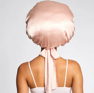 Adjustable Oversized Satin Bonnet