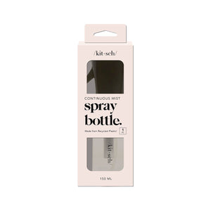 Recycled Plastic Continuous Spray Bottle - Black