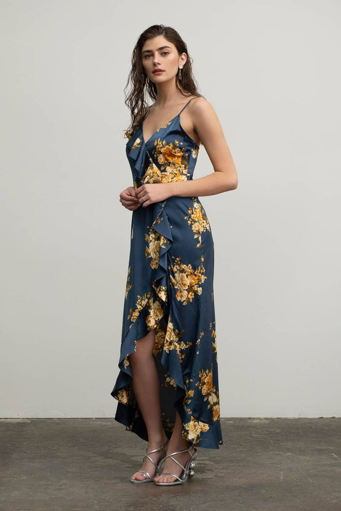 Garden Party Maxi Ruffle Dress