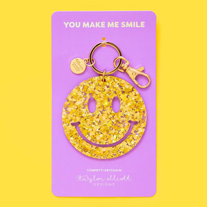 Confetti Smiles Keychain