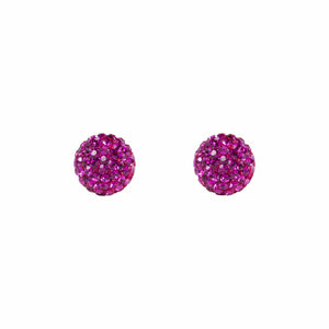 Radiance Studs Fuchsia